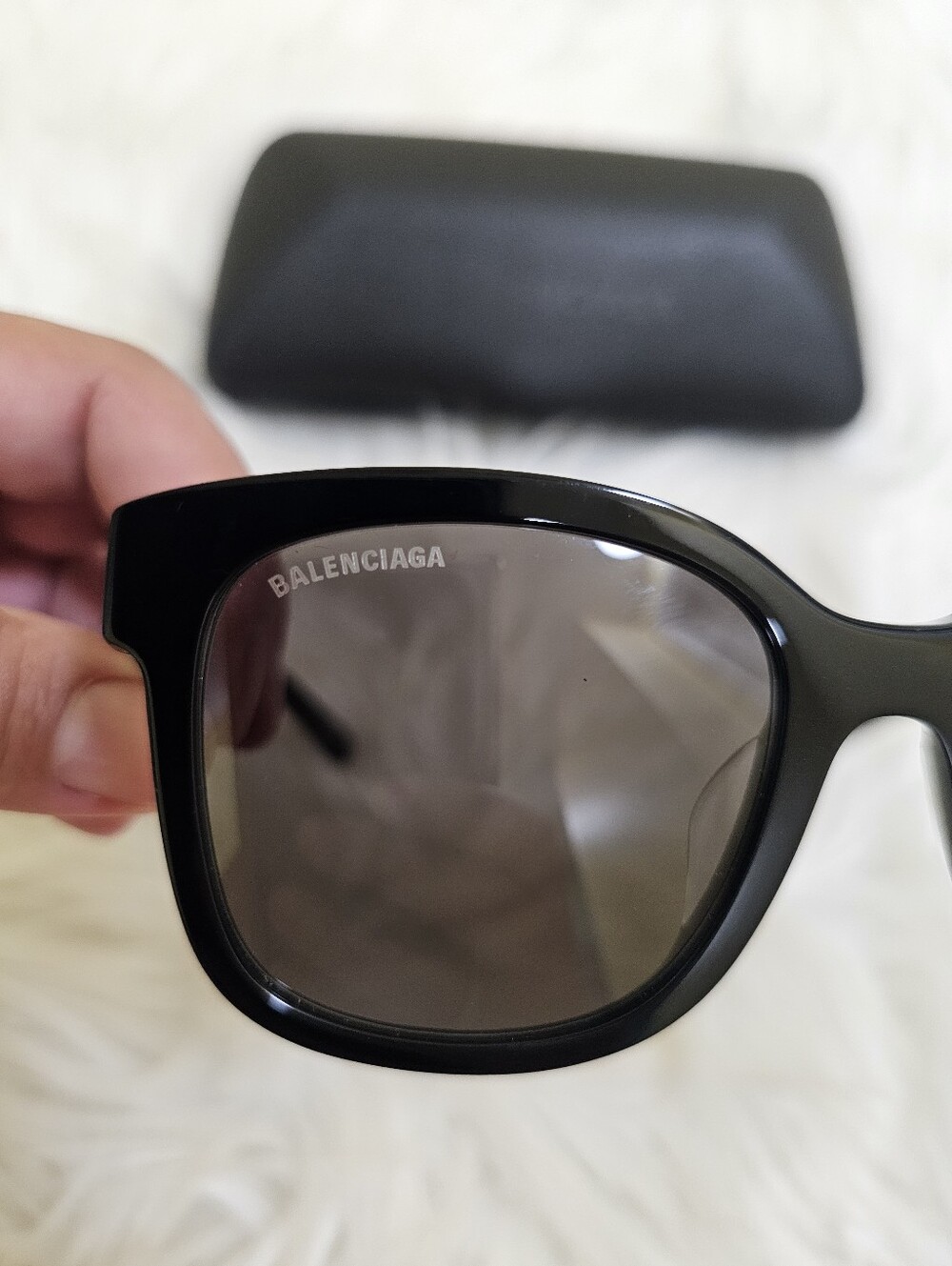 Balenciaga 52mm Polarized Square Sunglasses - Picture 10 of 14